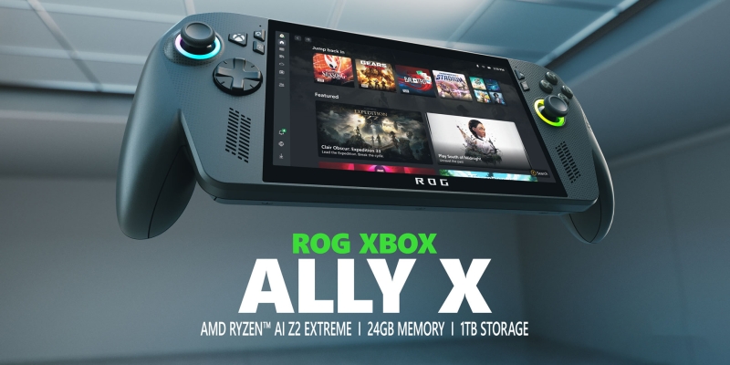 Microsoft и ASUS показали ROG Xbox Ally и Ally X — мощные портативные консоли с оболочкой Xbox